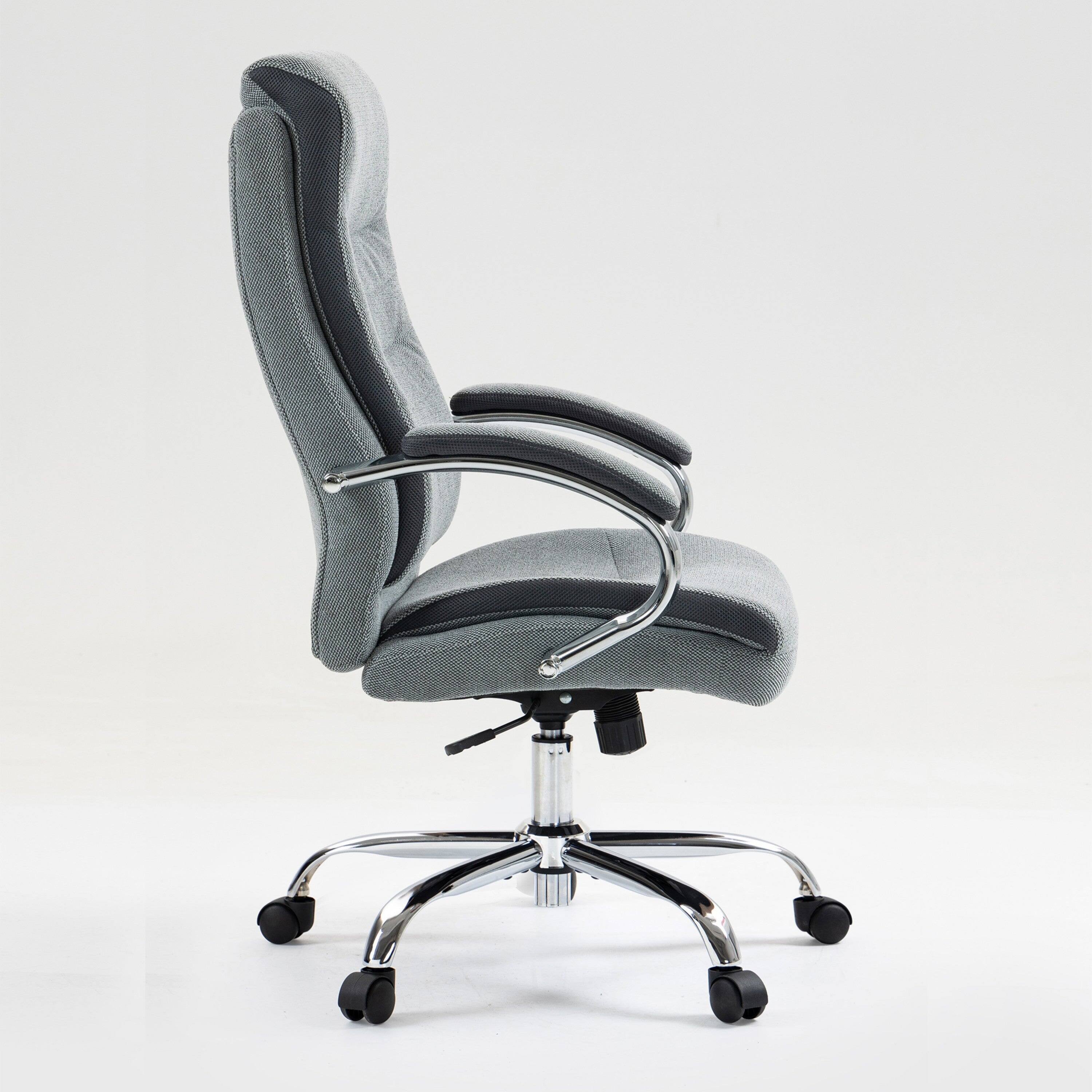 Alt View 6. Boyel Living - High Back Ergonomic Adjustable Office Chair Grey - Gray.