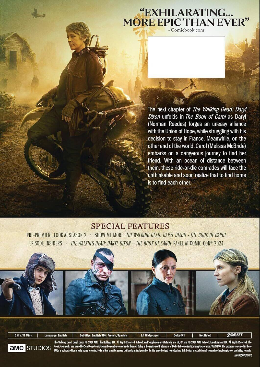 Alt View 1. The Walking Dead - Daryl Dixon: Season 2   - DVD.