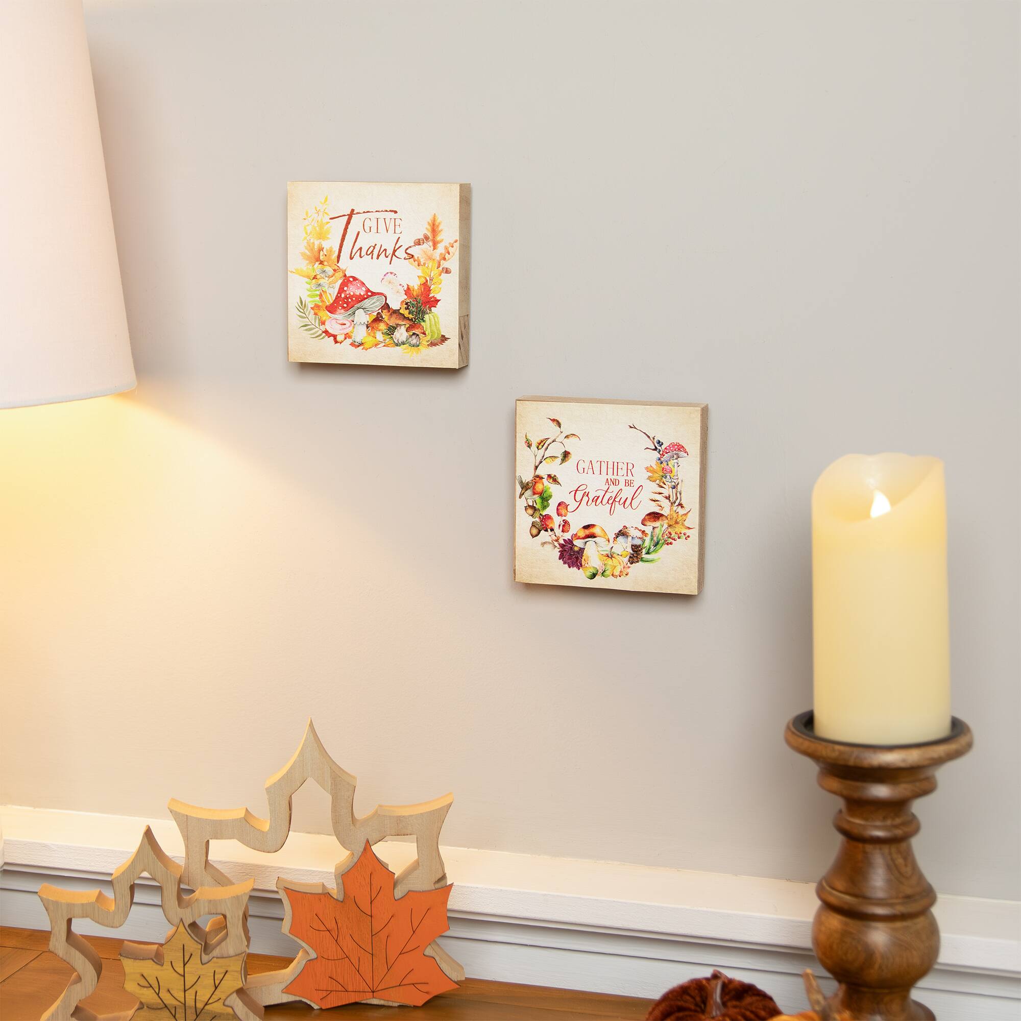 GIVE Thanks

GATHER AND BE Grateful