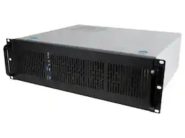 Rosewill - 3U Rackmount Case | 6x3.5" Bays | ATX | 2x80mm Fans | 2xUSB 3.0 | Silver/Black - RSV-Z3100U - Silver/Black