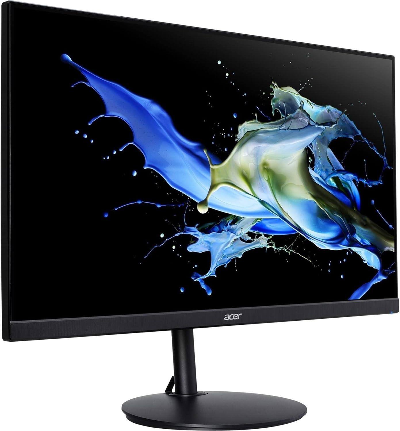 Angle. Acer - CB242Y D3BMIPRCX 23.8" LCD Monitor 100Hz 1920x1080 IPS 1ms Response Time - Black.