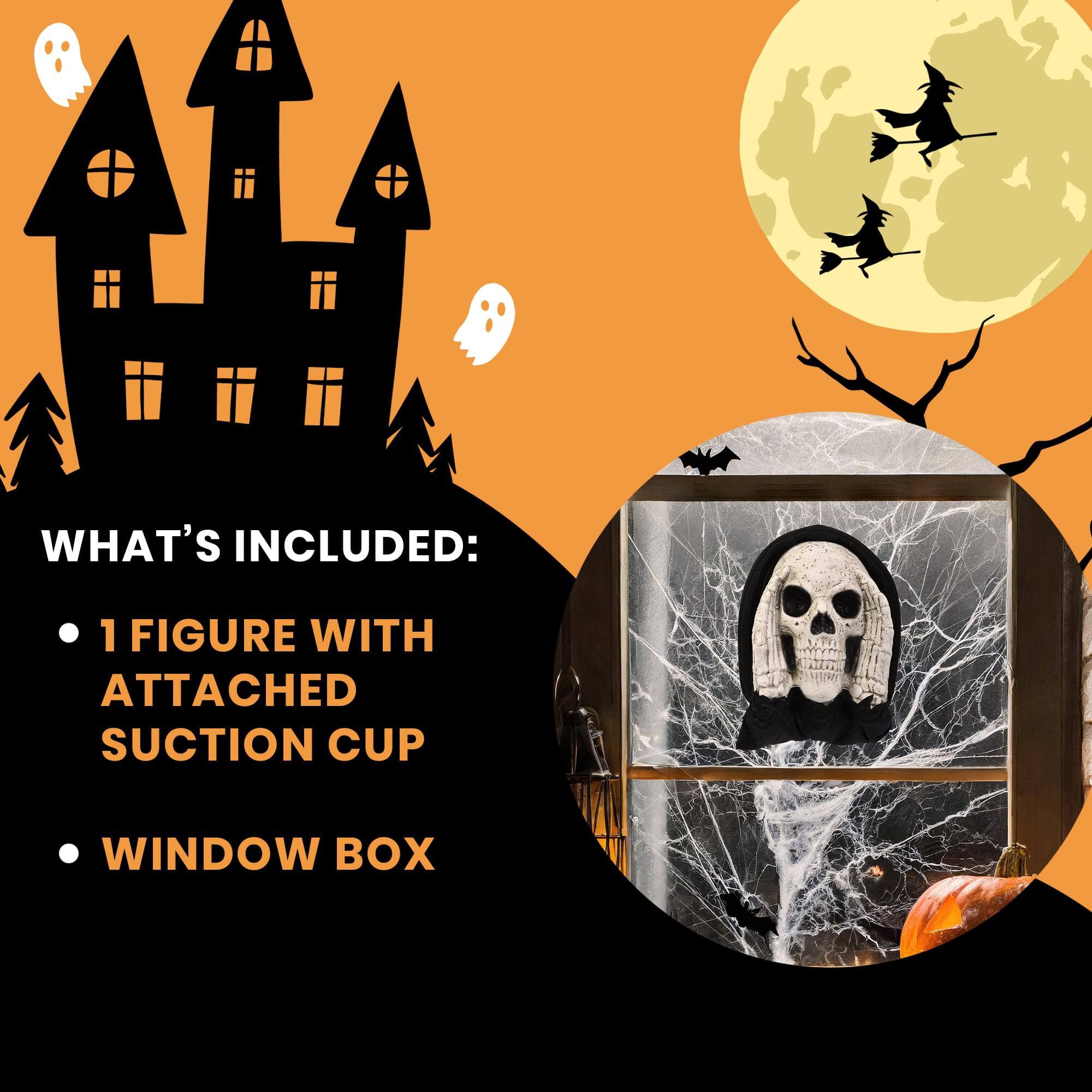 WHAT'S INCLUDED:
- 1 FIGURE WITH ATTACHED SUCTION CUP
- WINDOW BOX