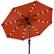 Front. Best Choice Products - Best Choice Products 10ft Solar LED Lighted Patio Umbrella w/ Tilt Adjustment, UV-Resistant Fabric - Rust - Rust.