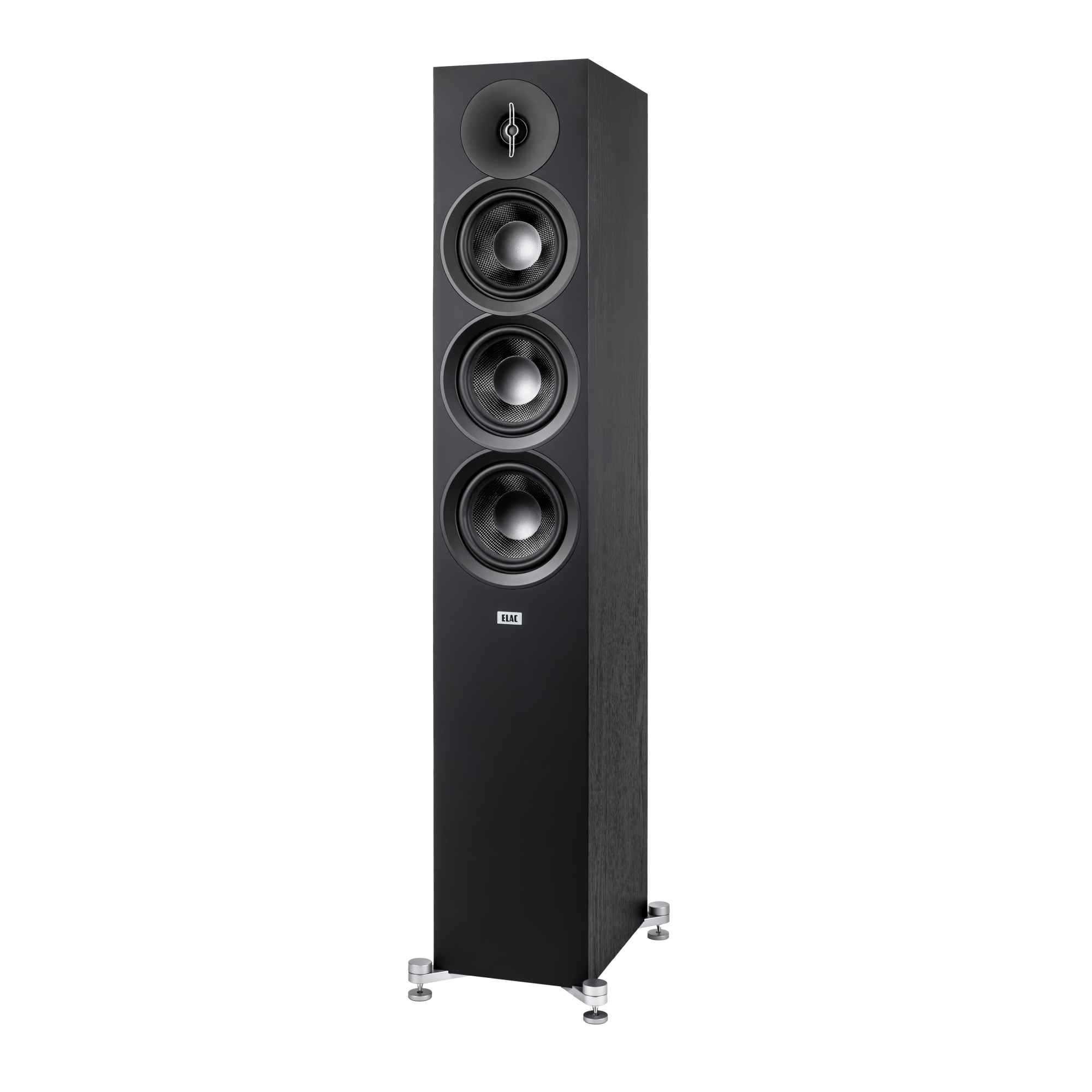 Alt View 2. ELAC - ELAC Debut 3.0 - 5.25" Floor Speaker (Black) DF53-BK - Black.