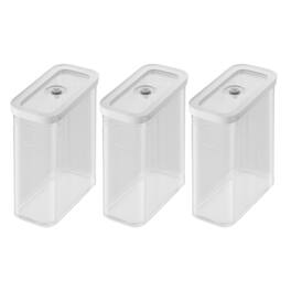 ZWILLING - Fresh & Save Cube Box, Cereal Set, 3-pc, Medium X-Tall Cube, 3M Containers, 3-qt - Clear