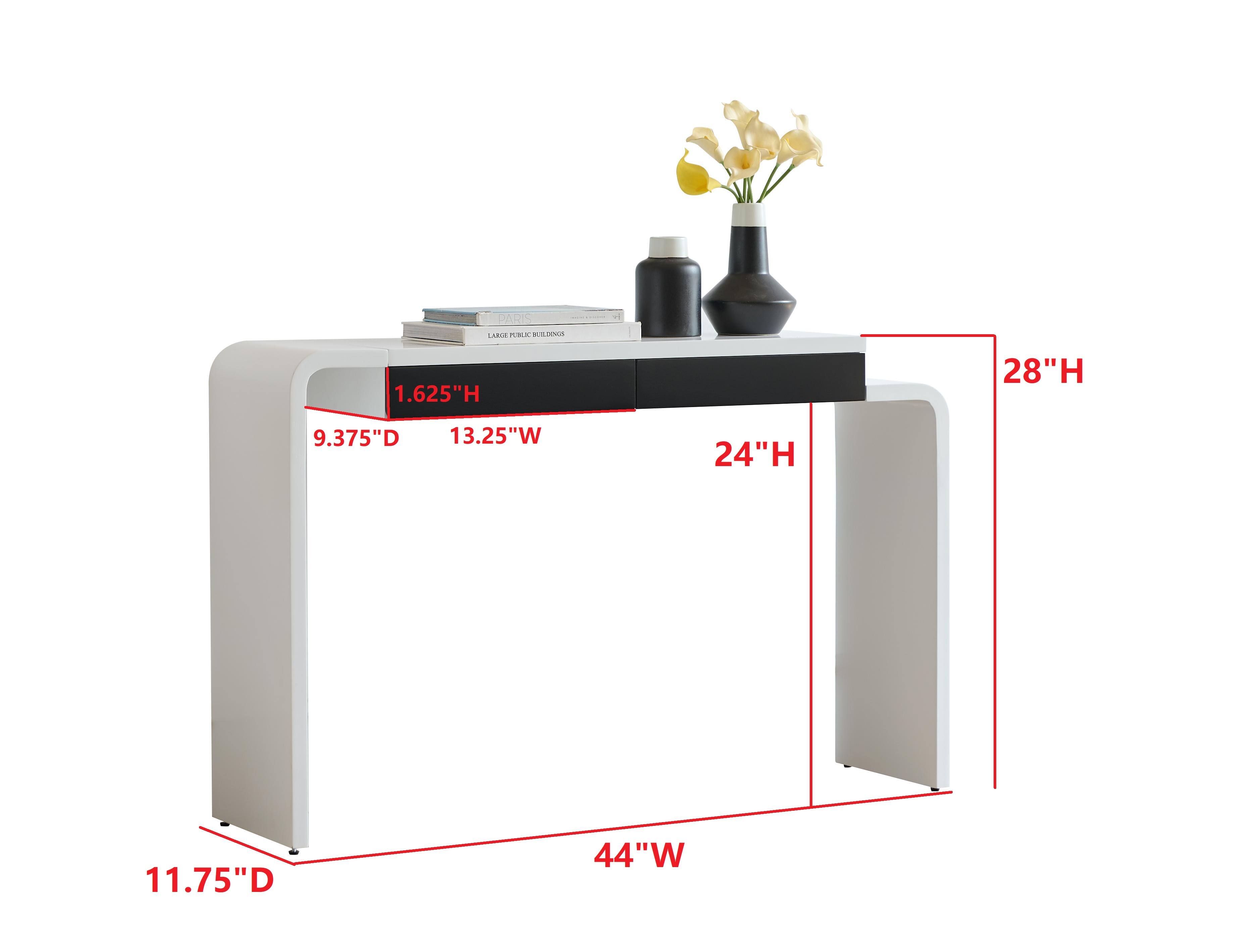 PARIS | a LARE HMN ULINC 1.625"H 28"H 9.375"D 13.25"W 24"H 11.75"D 44"W