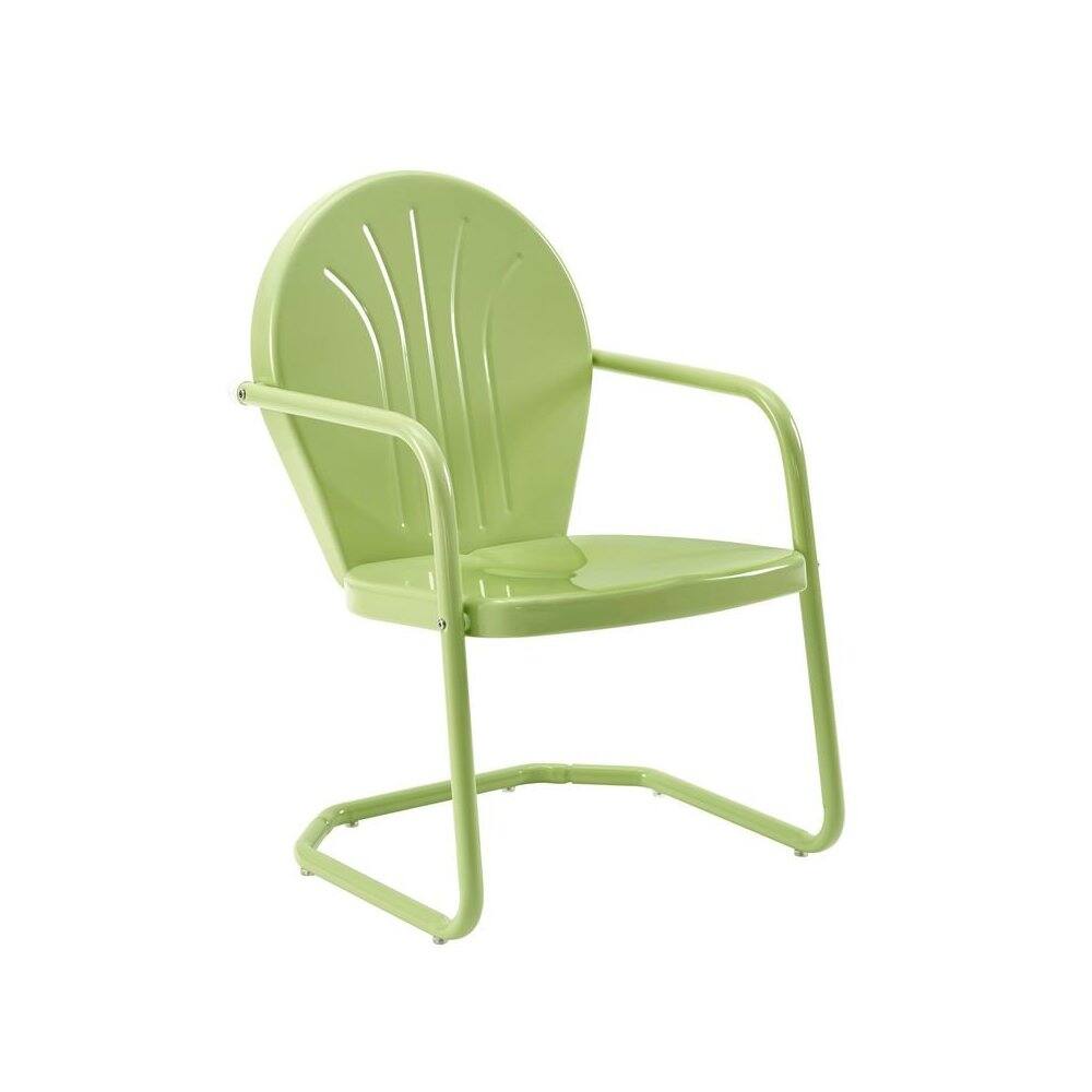 Alt View 9. Crosley Furniture - Griffith Retro Outdoor Chair - Key Lime Gloss.