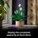 Display the completed peace lily as floral decor