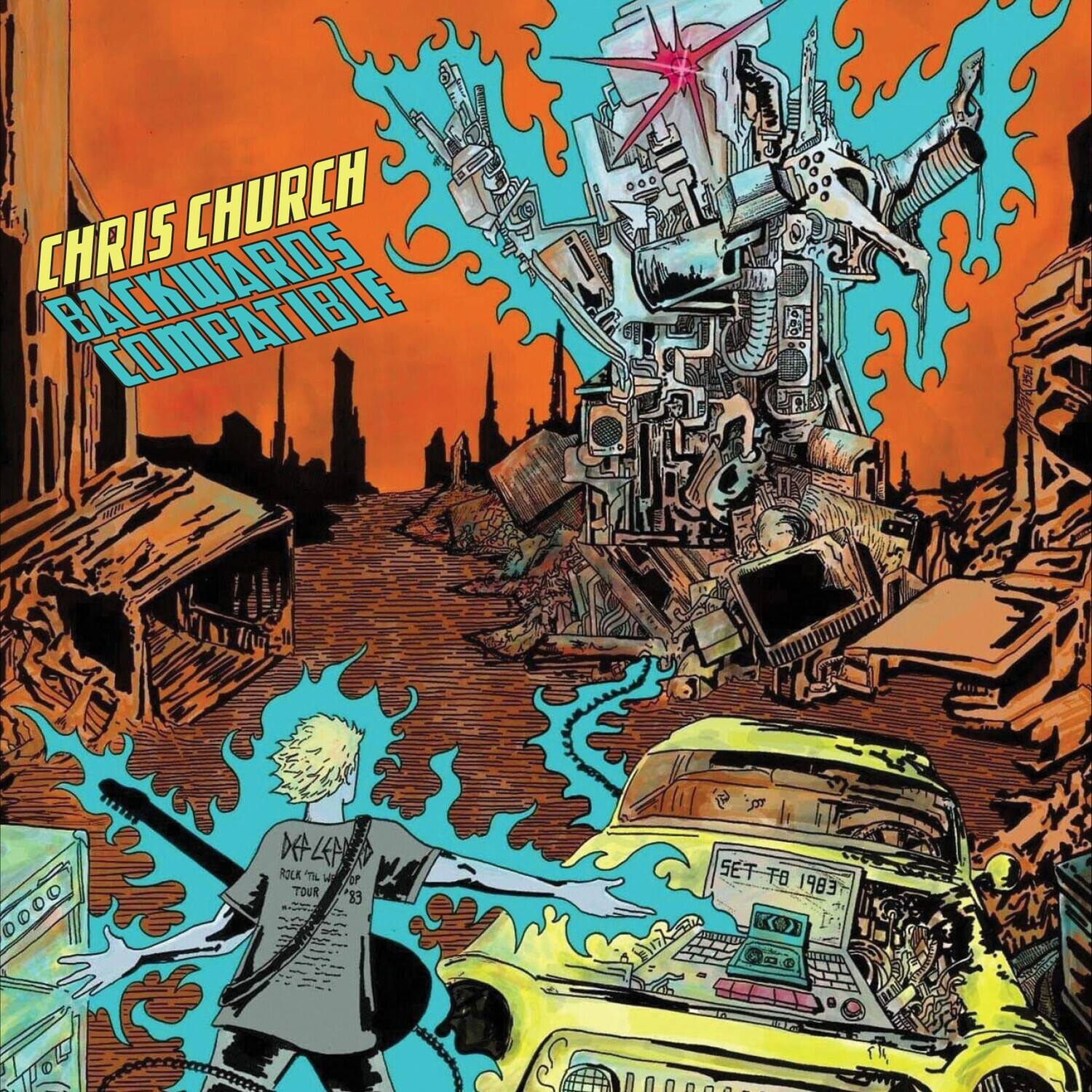 CHRIS CHURCH  
BACKWARDS COMPATIBLE  

DALE  
ROCK WITH HOP TOUR '83  

SET TO 1983