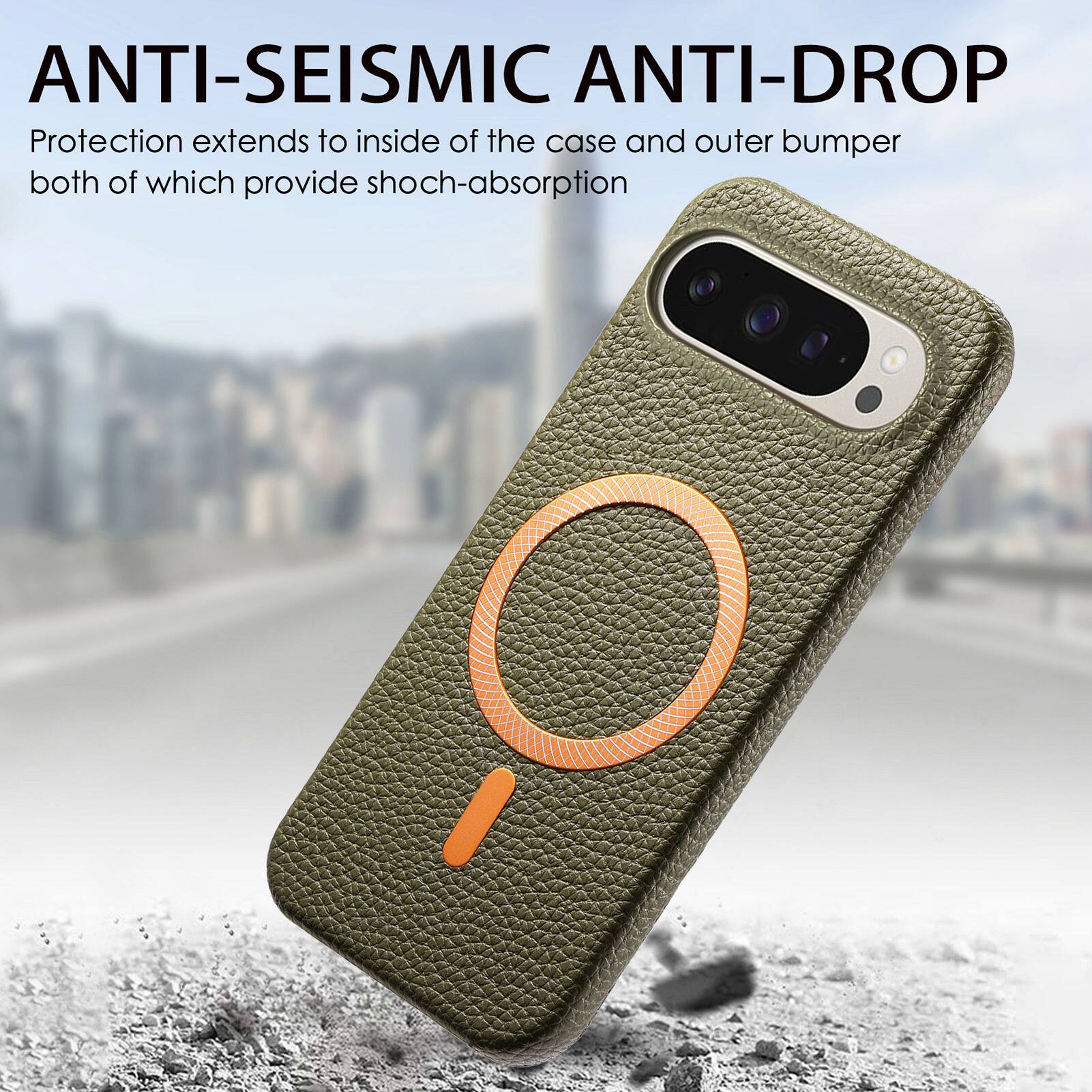 ANTI-SEISMIC ANTI-DROP  
Protection extends to inside of the case and outer bumper both of which provide shock-absorption