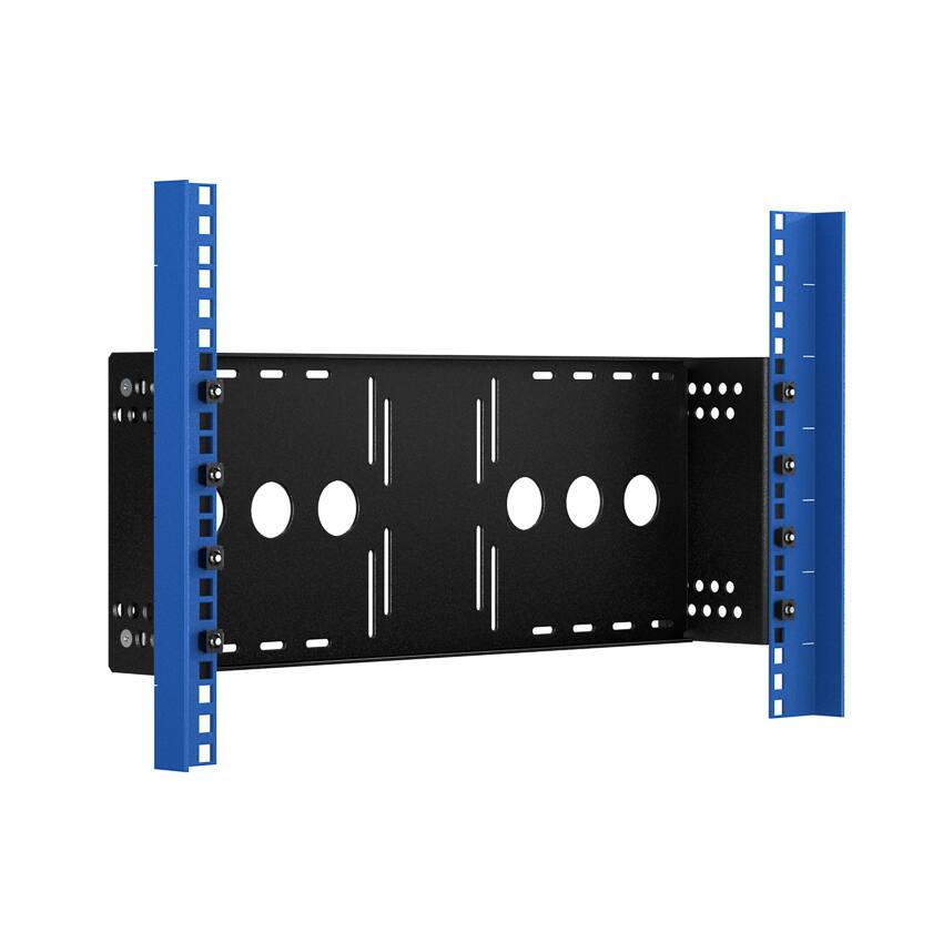 Alt View 4. RackSolutions - RackSolutions 4U Adjustable Monitor Rackmount (No Monitor) - Black.