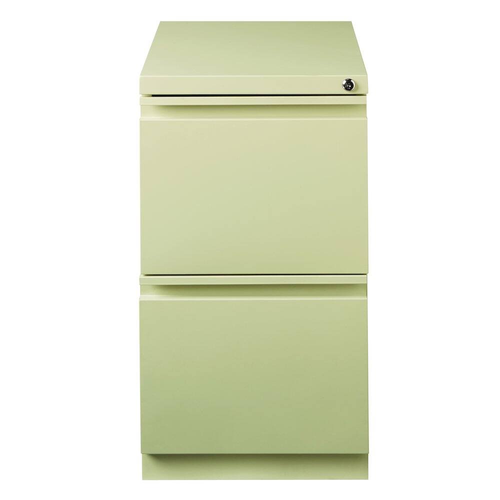 Alt View 2. Hirsh - Hirsh 20" Deep Mobile Pedestal File Cabinet 2 Drawer File-File, Putty - Clear.