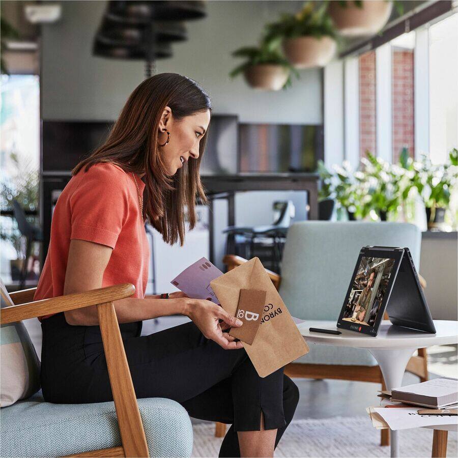 Alt View 4. HP - HP Elite Dragonfly 13.5" Touchscreen Convertible 2 in 1 Notebook - 2K - Intel Core i3 12th Gen i3-1215U - 8 GB - 256 GB - Slate Blue.