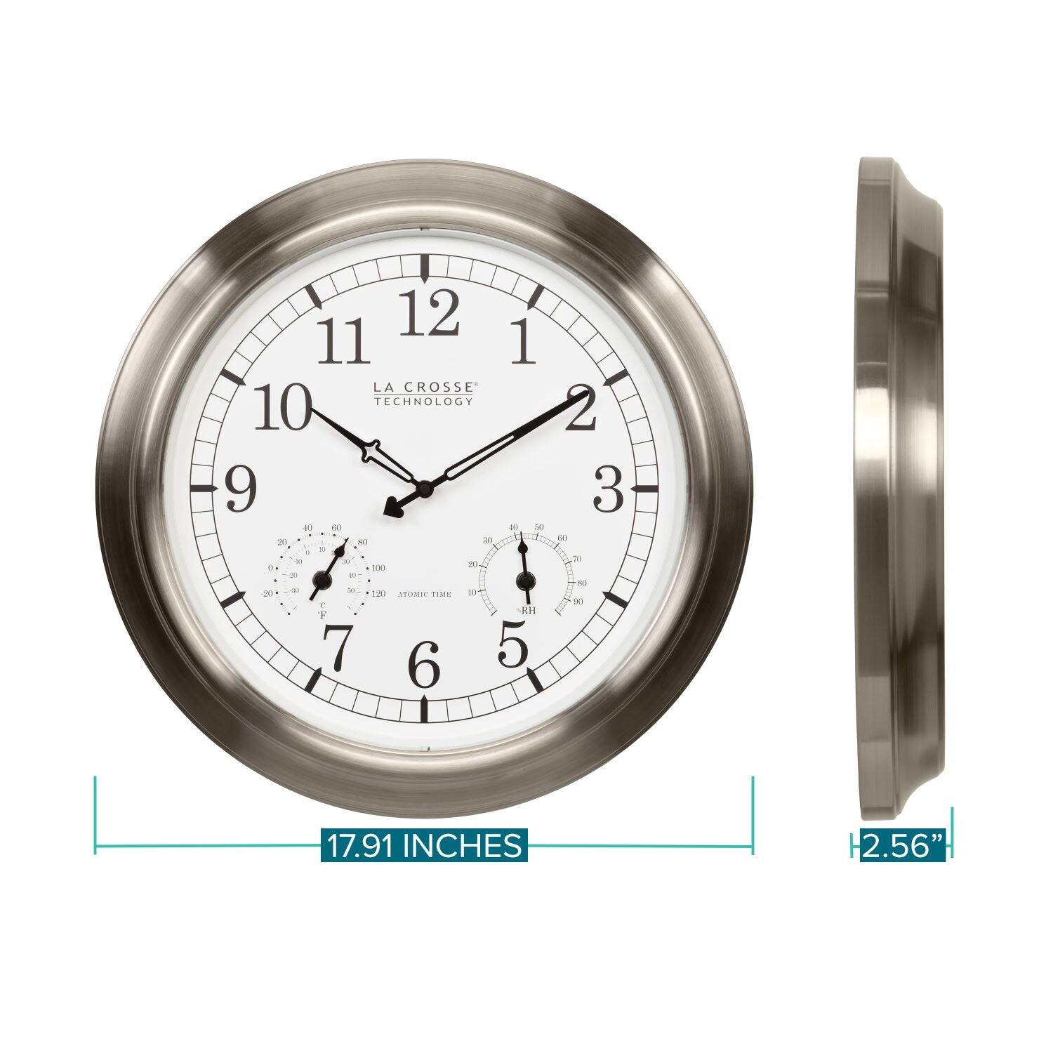 12 11 1  
LA CROSSE TECHNOLOGY  
10 9  
- - No 20 N - . . . a 2 d 100 - - 20 - - 1 1 N  
TONTC TIME - -H F  
7 6 5 2 3 - 2e N  
17.91 INCHES  
2.56"