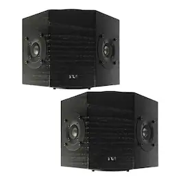 KLH AUDIO - KLH Kendall 2S Bipolar Surround Speakers - Pair - Black Oak