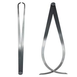 Dapper Styles - Pair Of Metal Inside Outside Caliper Tools - Bent-leg And Straight-leg Design For Accurate Measurements Pot - 12 inch