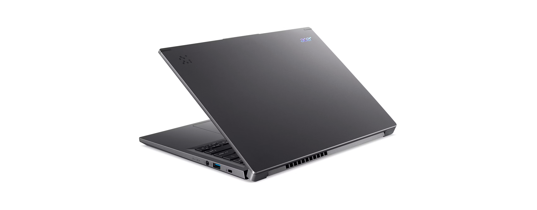 Alt View 2. Acer - Aspire 14 AI A14-52M-72FH 14" Laptop Intel Core Ultra 7 256V 8 Core ARC™ 140V GPU 16GB RAM 1TB SSD Windows 11 - Gray.