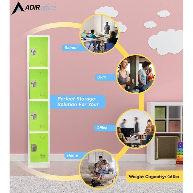 ADIRoffice Perfect Storage Solution For Your School Gym Office Home Weight Capacity: 46lbs