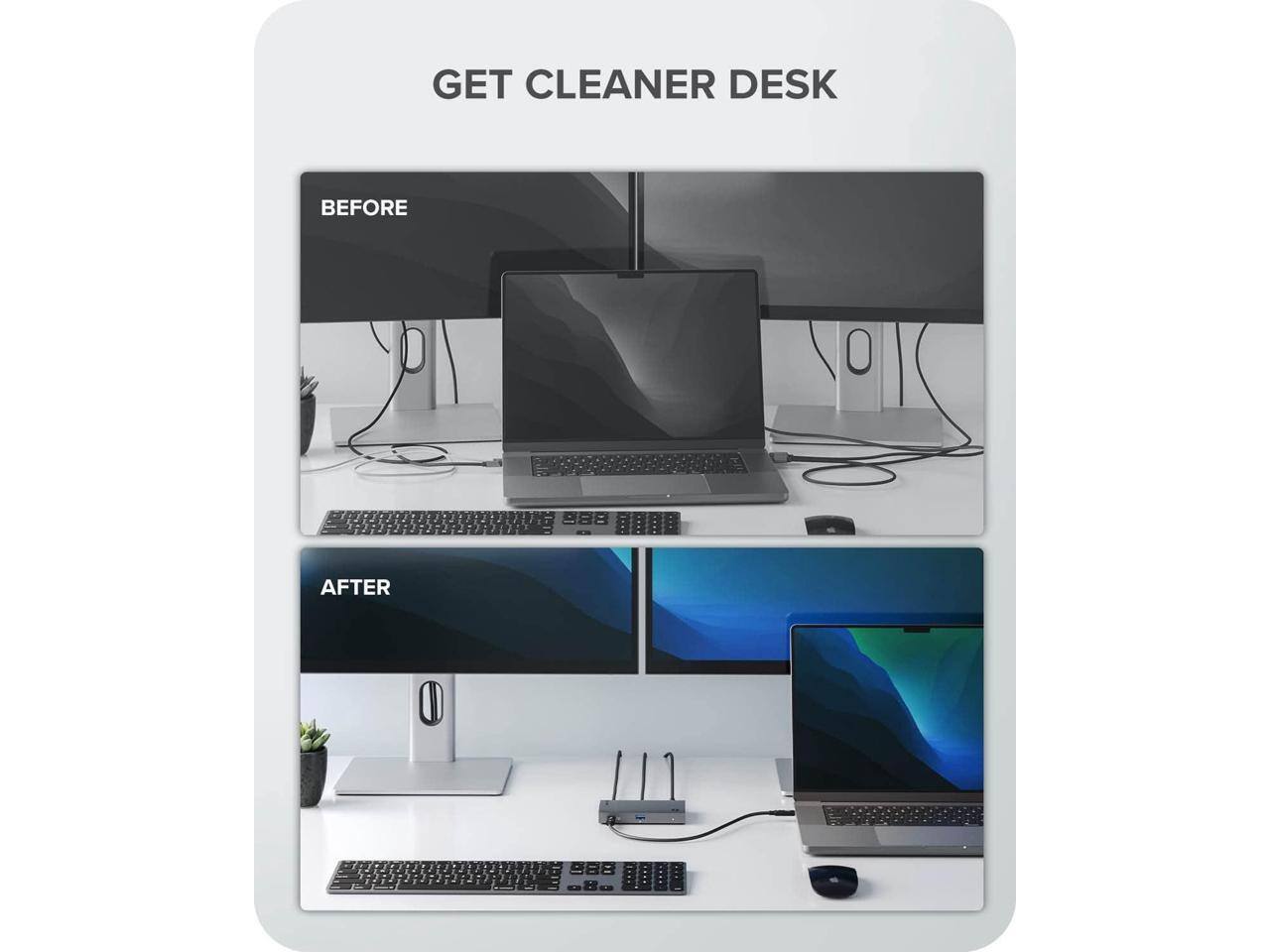 GET CLEANER DESK

BEFORE

AFTER