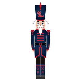 Fan Creations - Ole Miss Rebels 46" Nutcracker Leaner - Multicolor