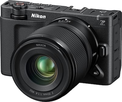 Nikon ZR Full frame Mirrorless Cinema Camera 35mm Wide angle Lens Nikon ZR Full frame Mirrorless Cinema Camera 35mm Wide angle Lens