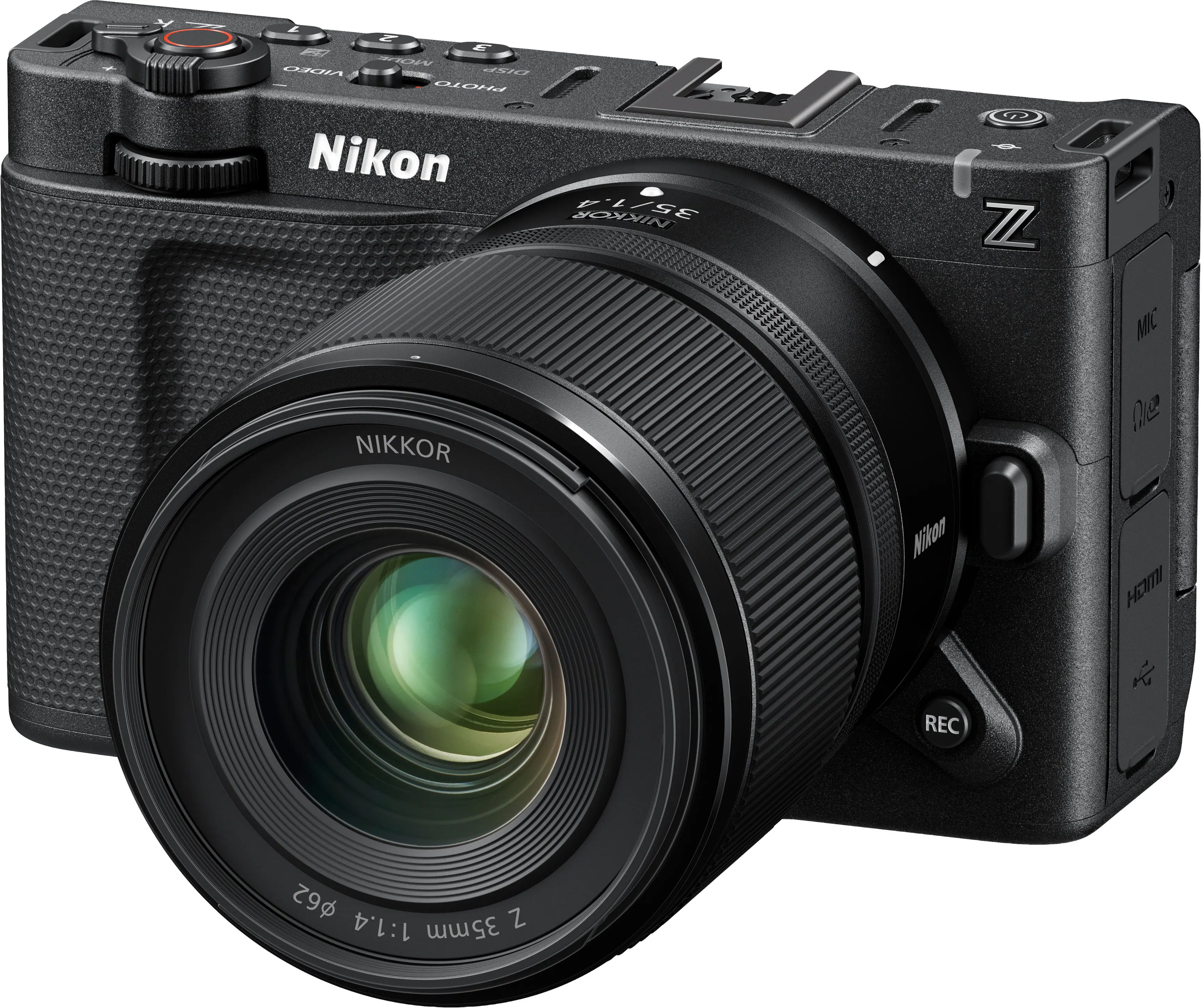 Nikon - ZR Full-frame Mirrorless Cinema Camera 35mm Wide-angle Lens Kit, for Z Mount Lenses - Black