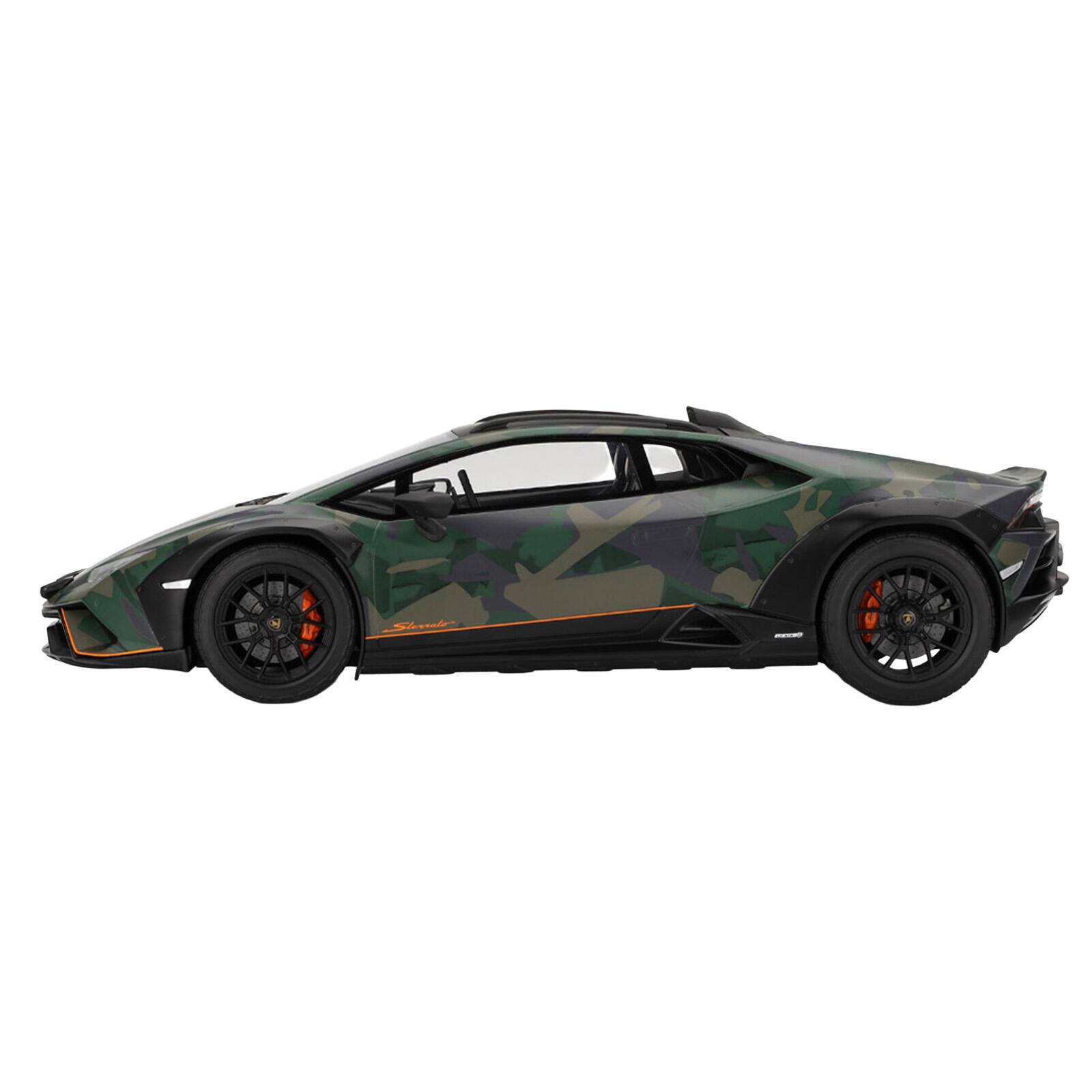 Alt View 2. Top Speed - Lamborghini Huracan Sterrato All-Terrain "BOSCO" Green Camouflage 1/18 Model Car by Top Speed.