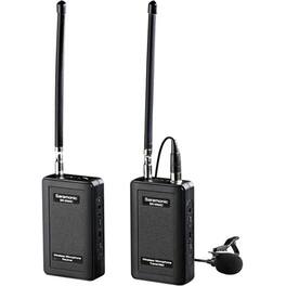 Saramonic - Wireless 4-Channel VHF Lavalier Omnidirectional Microphone System, Includes Belt-Pack Transmitter, Receiver,