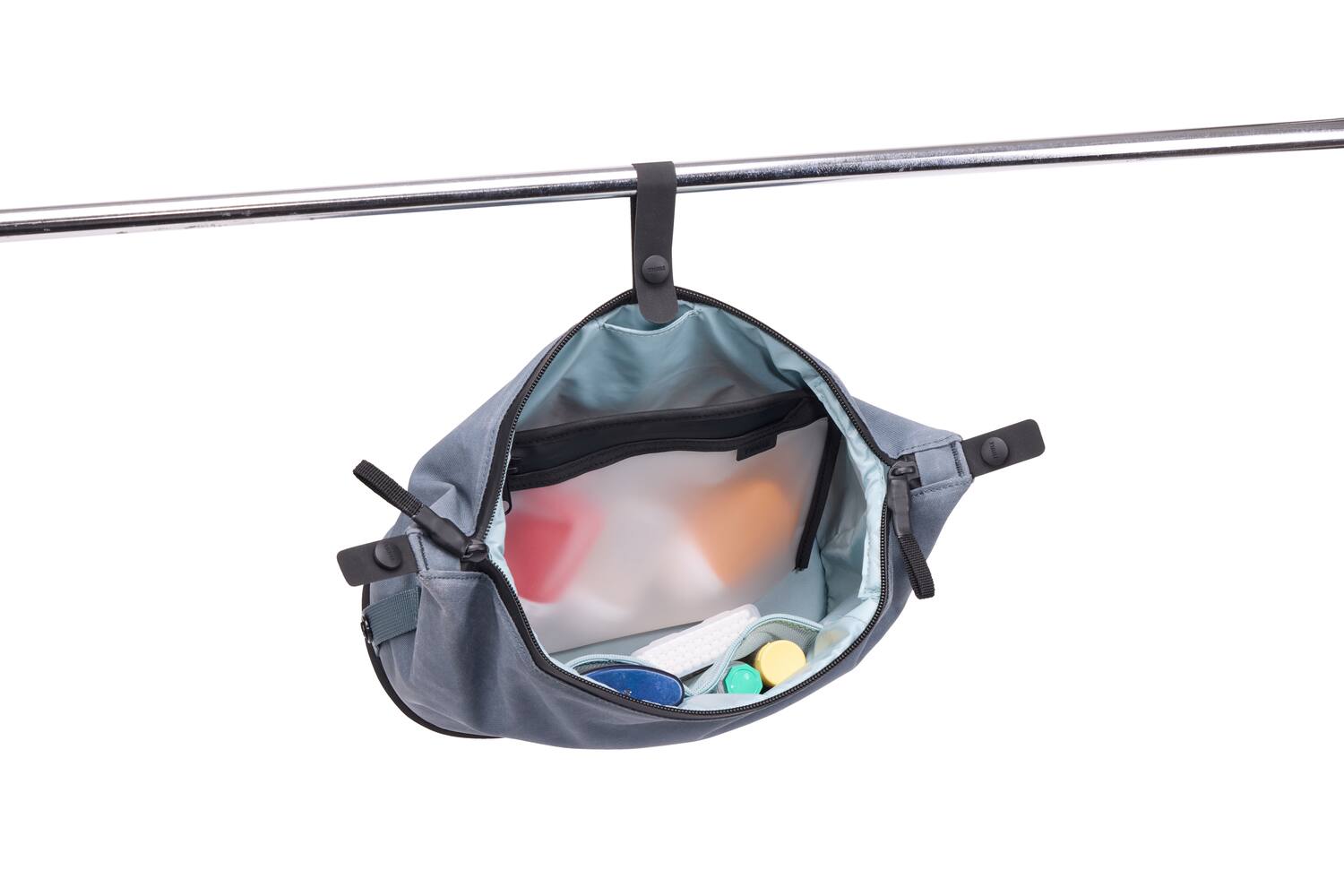 Left. Thule - Aion Toiletry Bag – Compact Travel Organizer - Dark Slate.