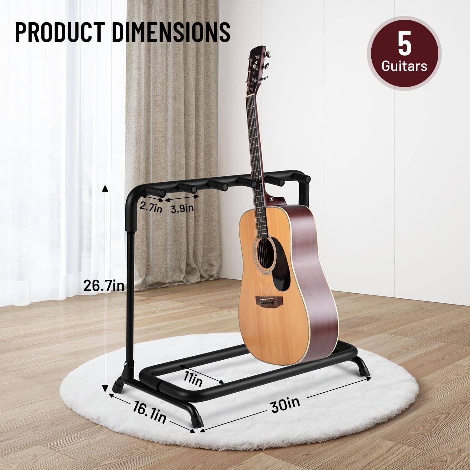 PRODUCT DIMENSIONS

5 Guitars

2.7in  
3.9in  
26.7in  
11in  
16.1in  
1in  
30in