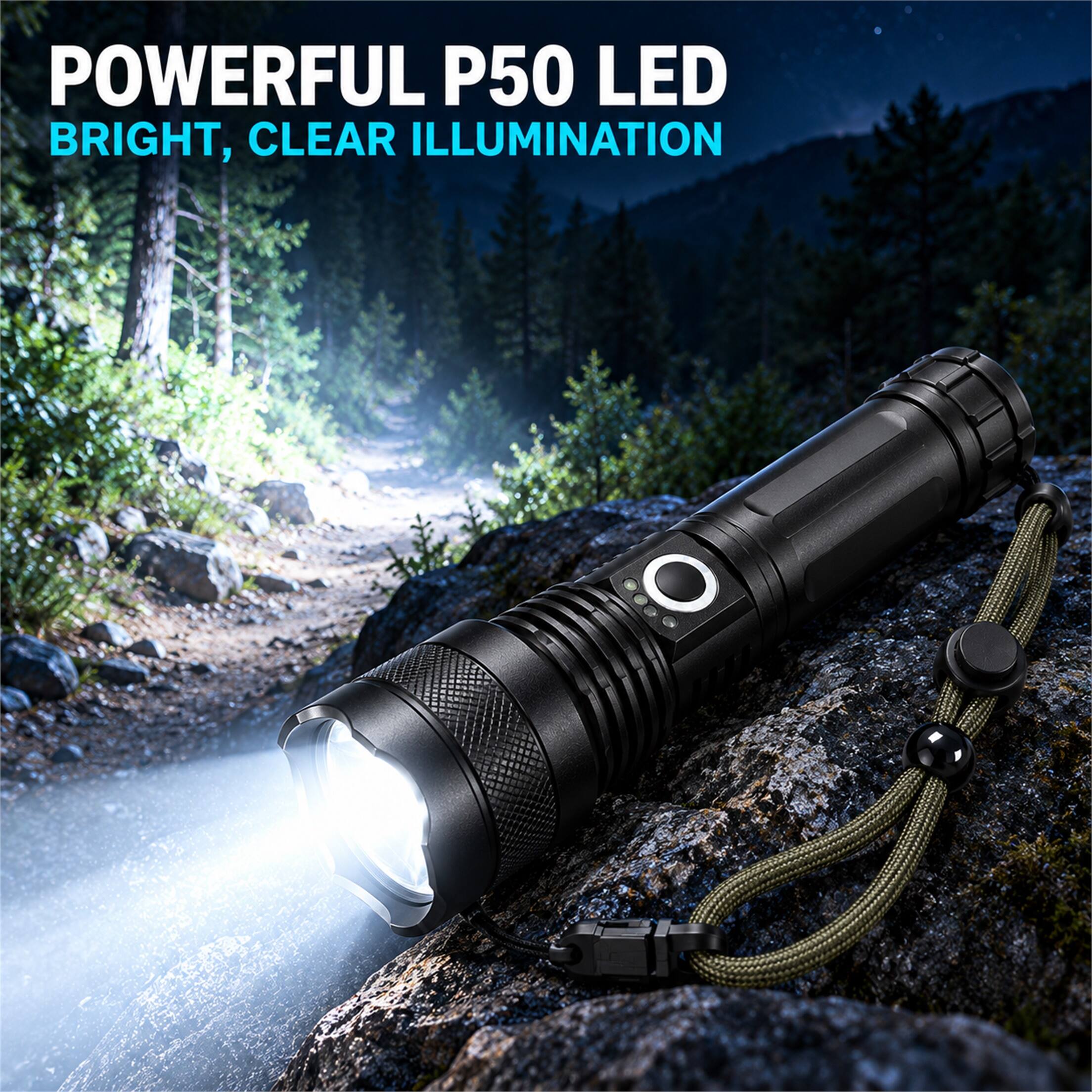 POWERFUL P50 LED  
BRIGHT, CLEAR ILLUMINATION
