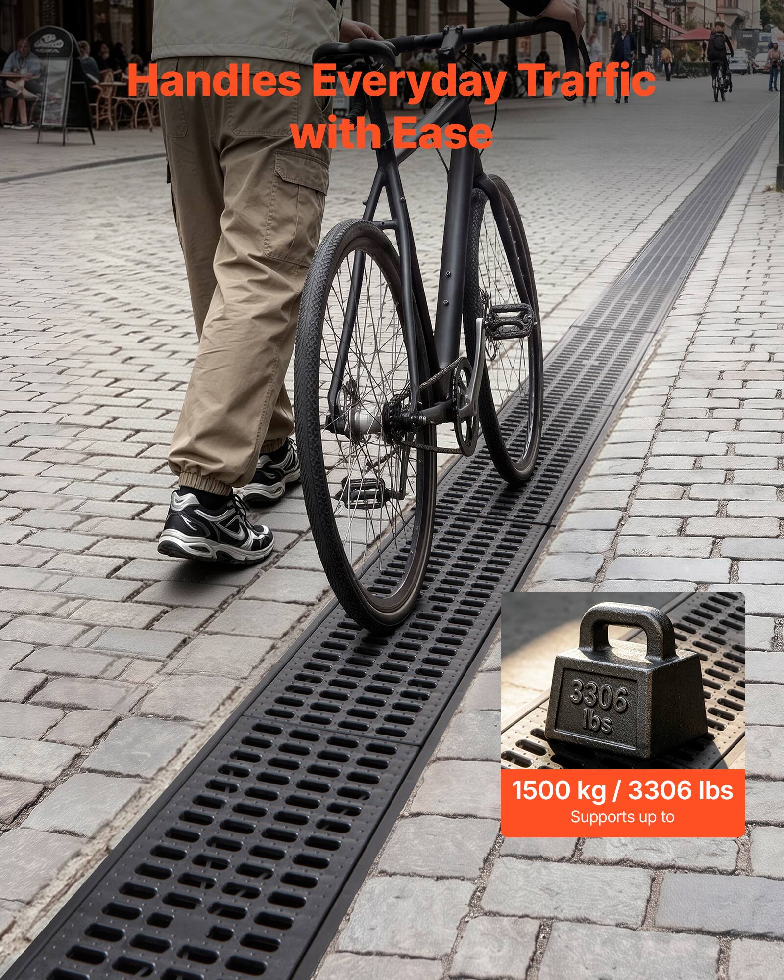 Handles Everyday Traffic with Ease

1500 kg / 3306 lbs
Supports up to