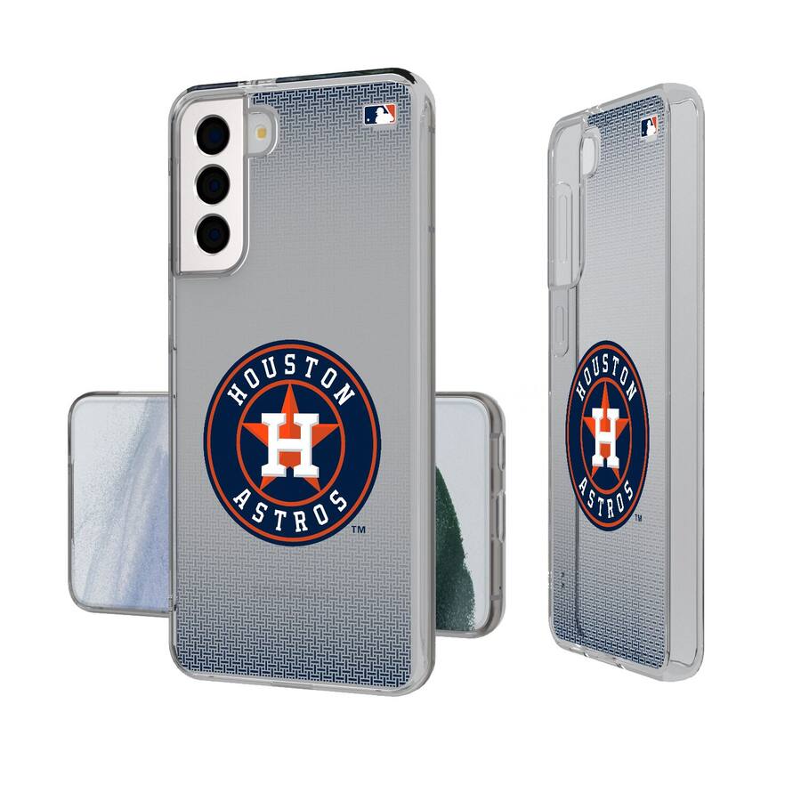 Mlb Case Keyscaper MLB Houston Astros Linen Logo Galaxy Clear Case S23 ...
