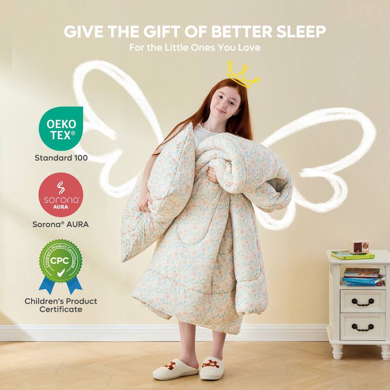 GIVE THE GIFT OF BETTER SLEEP  
For the Little Ones You Love

OEKO TEX  
Standard 100

Sorona AURA

Children's Product Certificate  
CPC