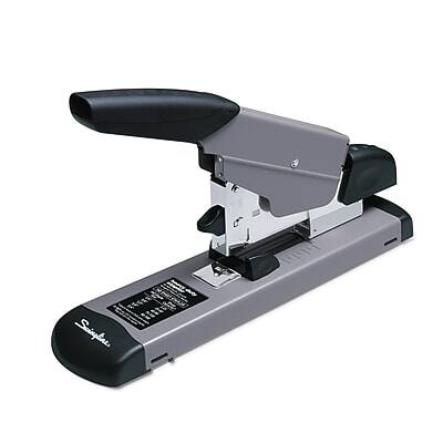 Alt View 2. Swingline - Heavy Duty Desktop Stapler, 160-Sheet Capacity - Black/Gray.