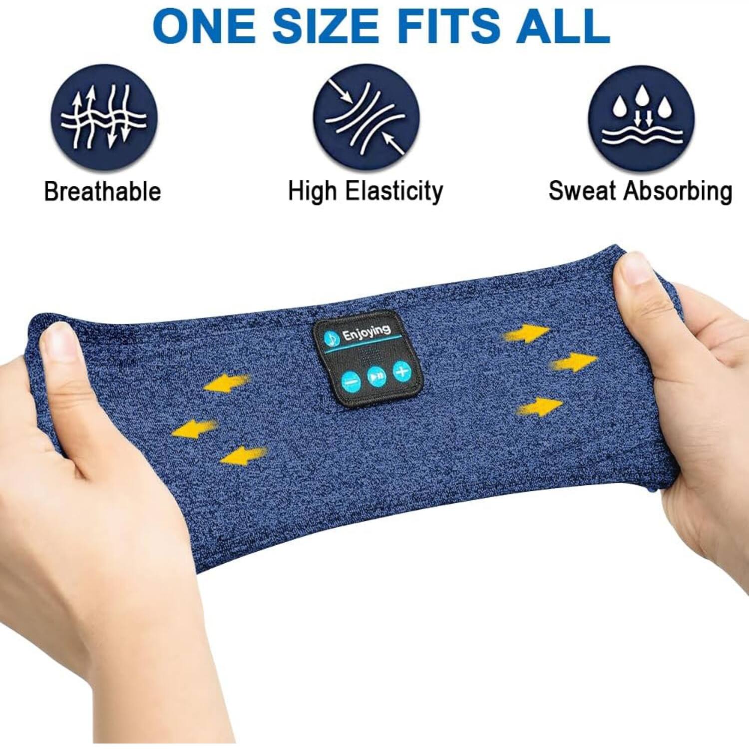 ONE SIZE FITS ALL

- Breathable
- High Elasticity
- Sweat Absorbing