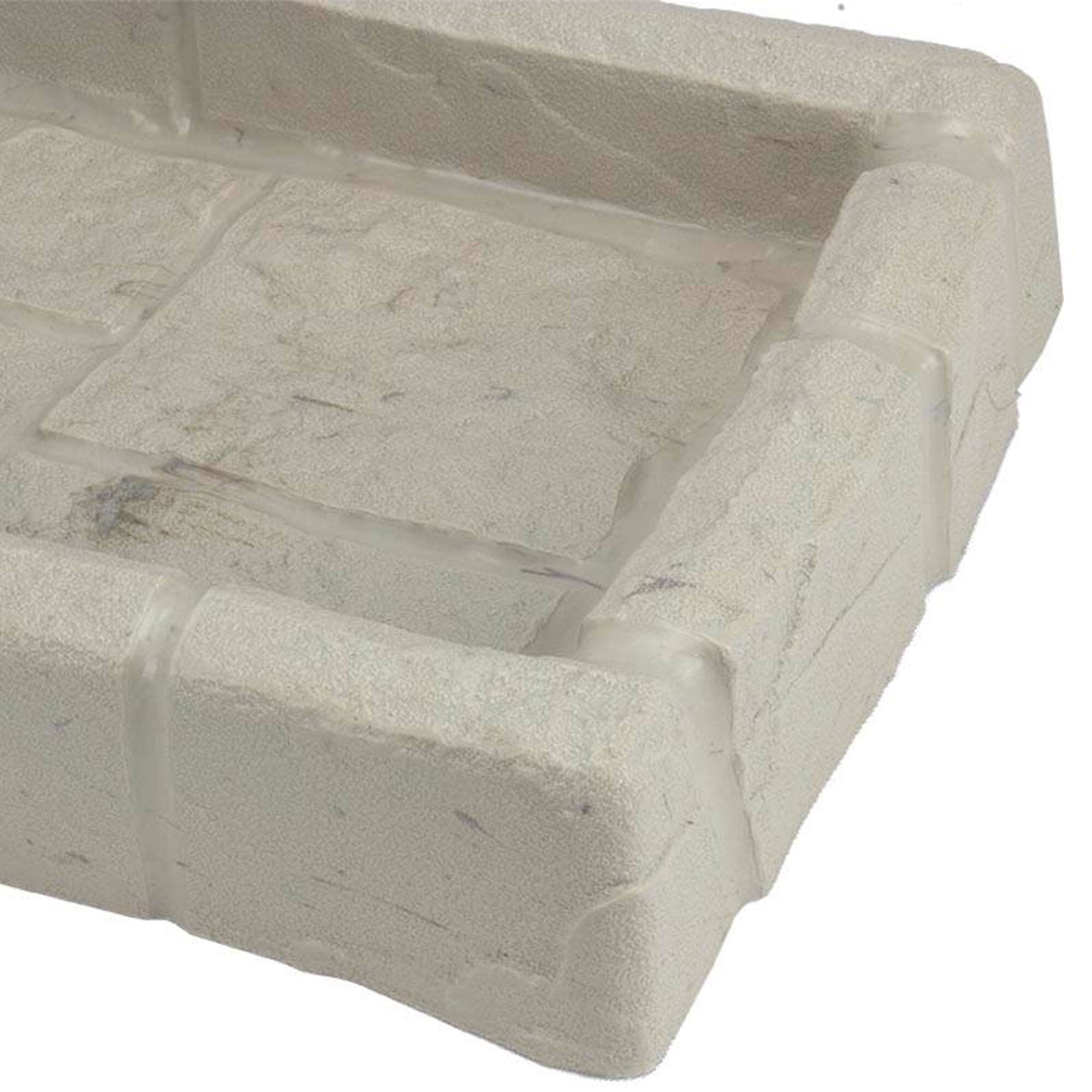 Alt View 7. Suncast - Suncast SB24 Decorative Rain Gutter Downspout Splash Block, Tan  (2 Pack) - Stone light taupe.