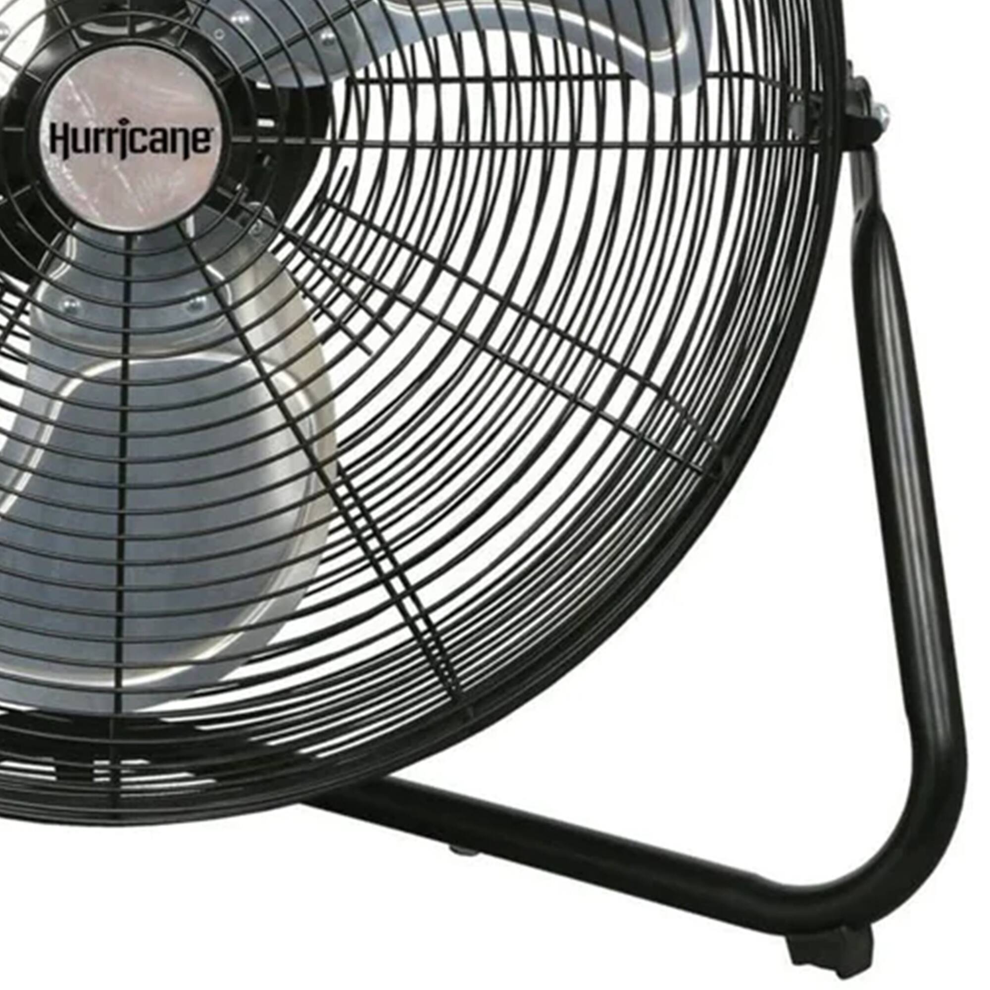 Alt View 3. Hurricane - Hurricane Pro Series 20" High Velocity Heavy Duty Metal Orbital Floor Fan, Black - 20" Pro Orbital Floor Fan.