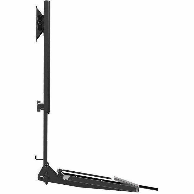 Alt View 2. Monoprice - Monoprice Workstream Wall Mount for Workstation, Keyboard, Monitor, Computer, Mouse, Display Screen - Height Adjustable - Unknown.