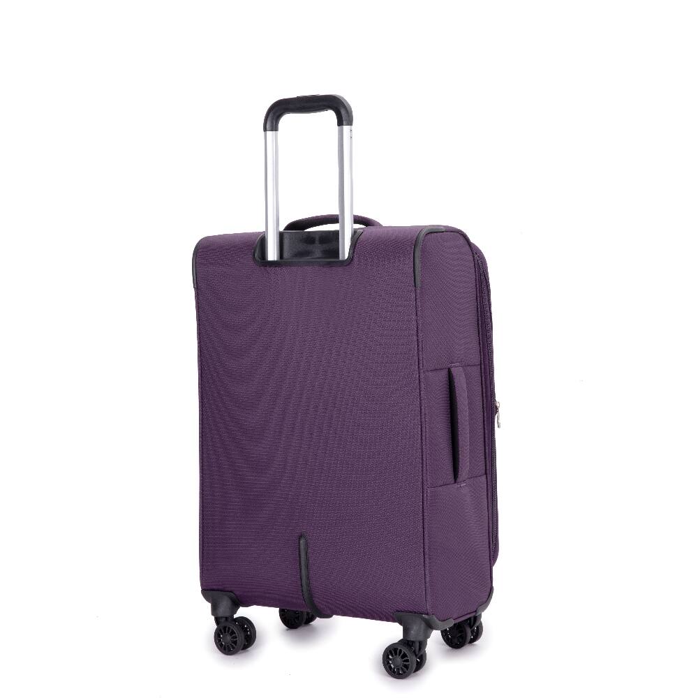 Alt View 1. Ropilly - Ropilly 5 Piece Luggage Set Softshell Suitcase Lightweight Carry On Suitcase Purple - Purple.