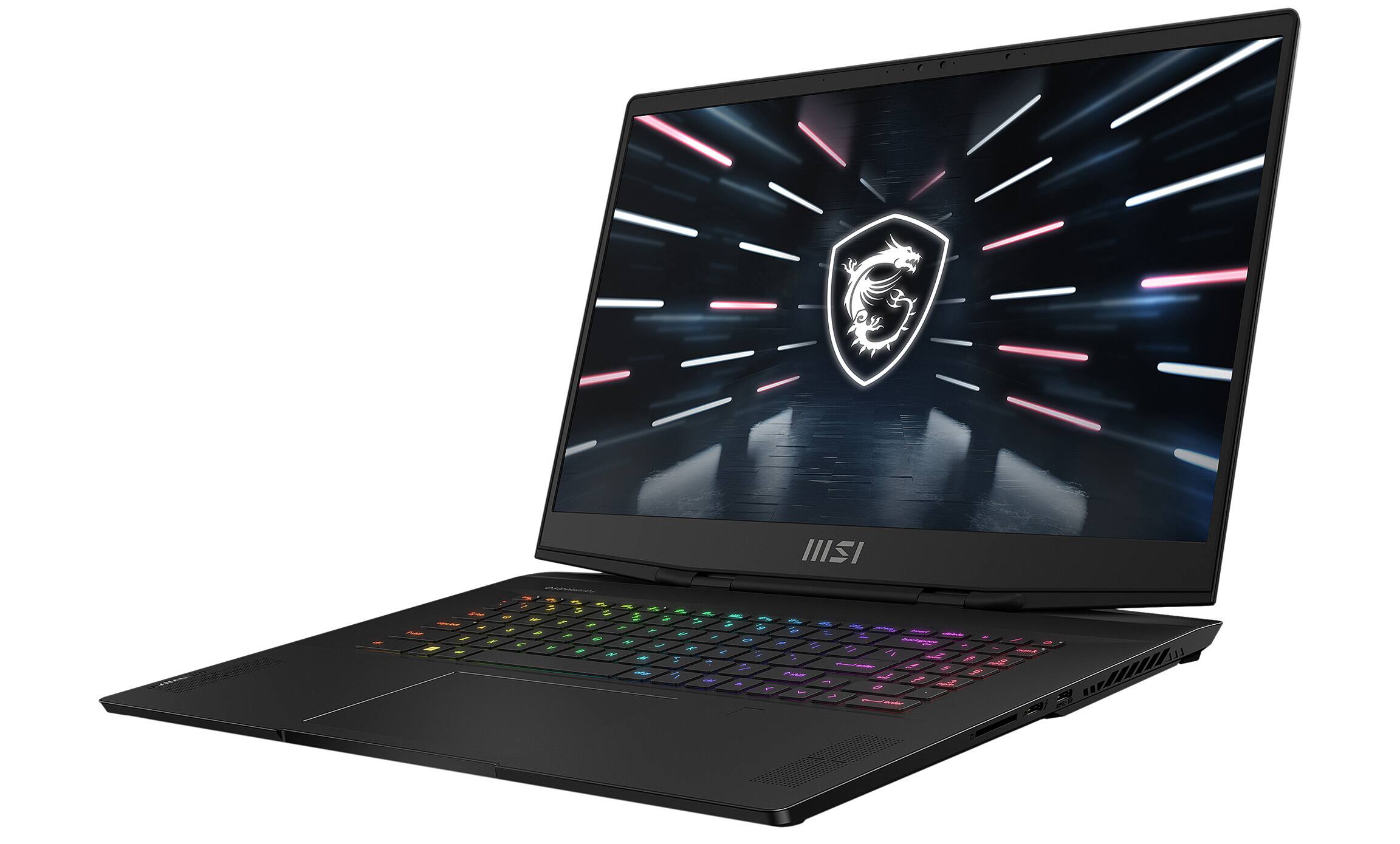 Alt View 2. MSI - Stealth GS77 -17 Stealth GS77 -17 Laptop 17.3 4K UHD Display (i9-12900H, 32GB, 1TB SSD, Win 11 Pro) - Core Black.