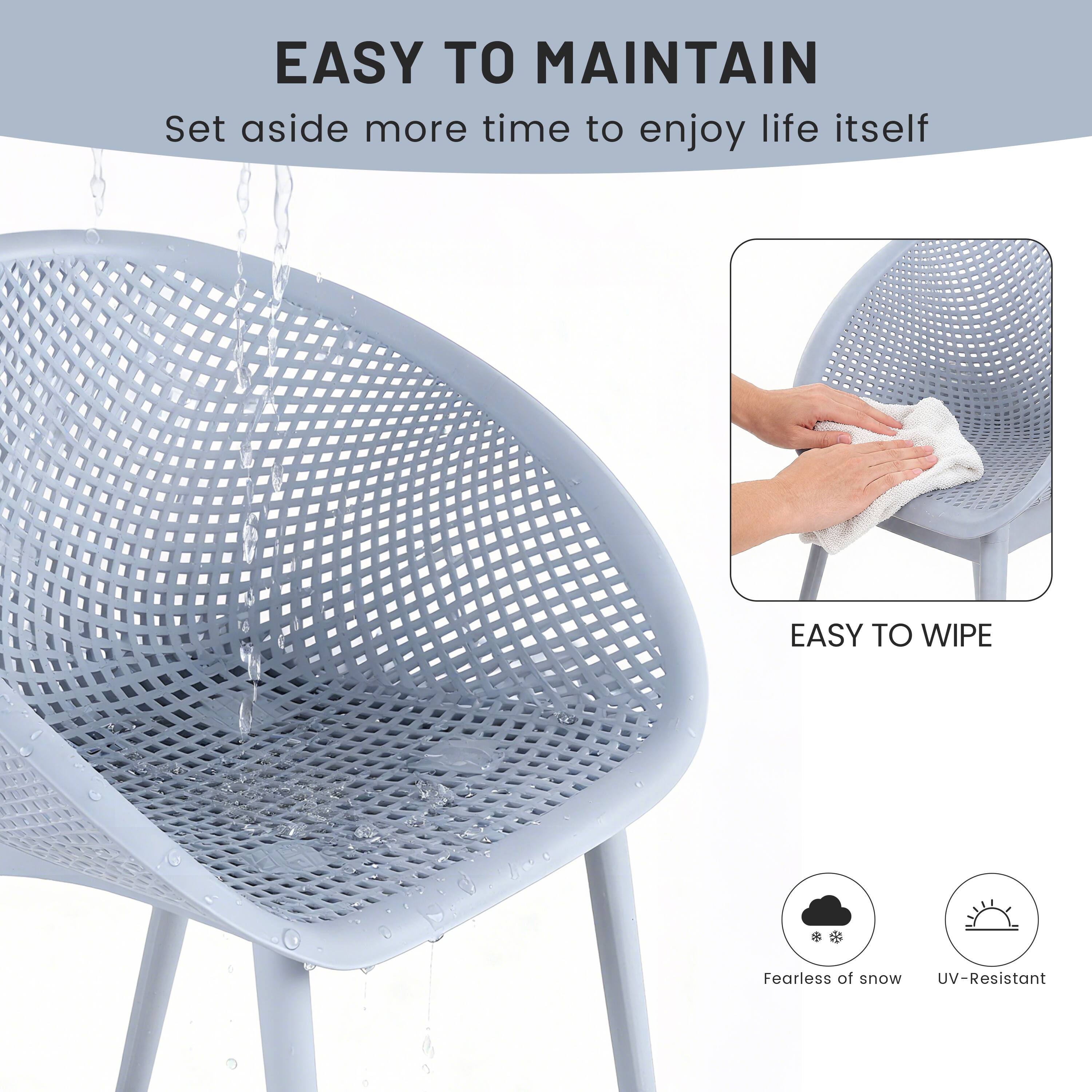 EASY TO MAINTAIN  
Set aside more time to enjoy life itself  

EASY TO WIPE  

Fearless of snow  
UV-Resistant