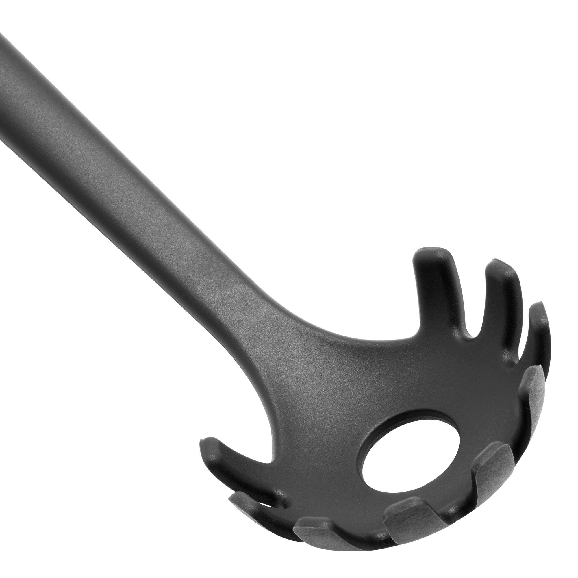 Alt View 3. Henckels - Henckels Silicone Onyx Cooking Utensil, Spaghetti Spoon - Black.