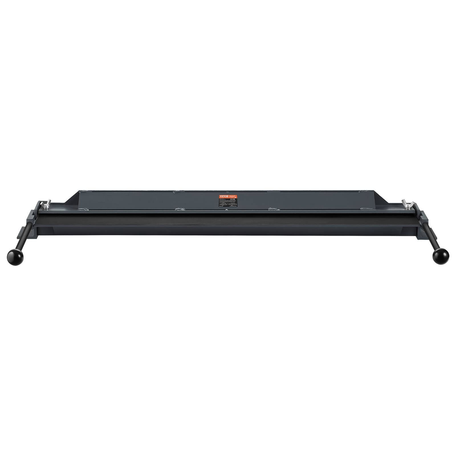 Alt View 5. VEVOR - Box and Pan Brake, 48-Inch, 0-130 Degrees Sheet Metal Bending Brake, Portable Mini Metal Bender with 20 Gauge - Black.