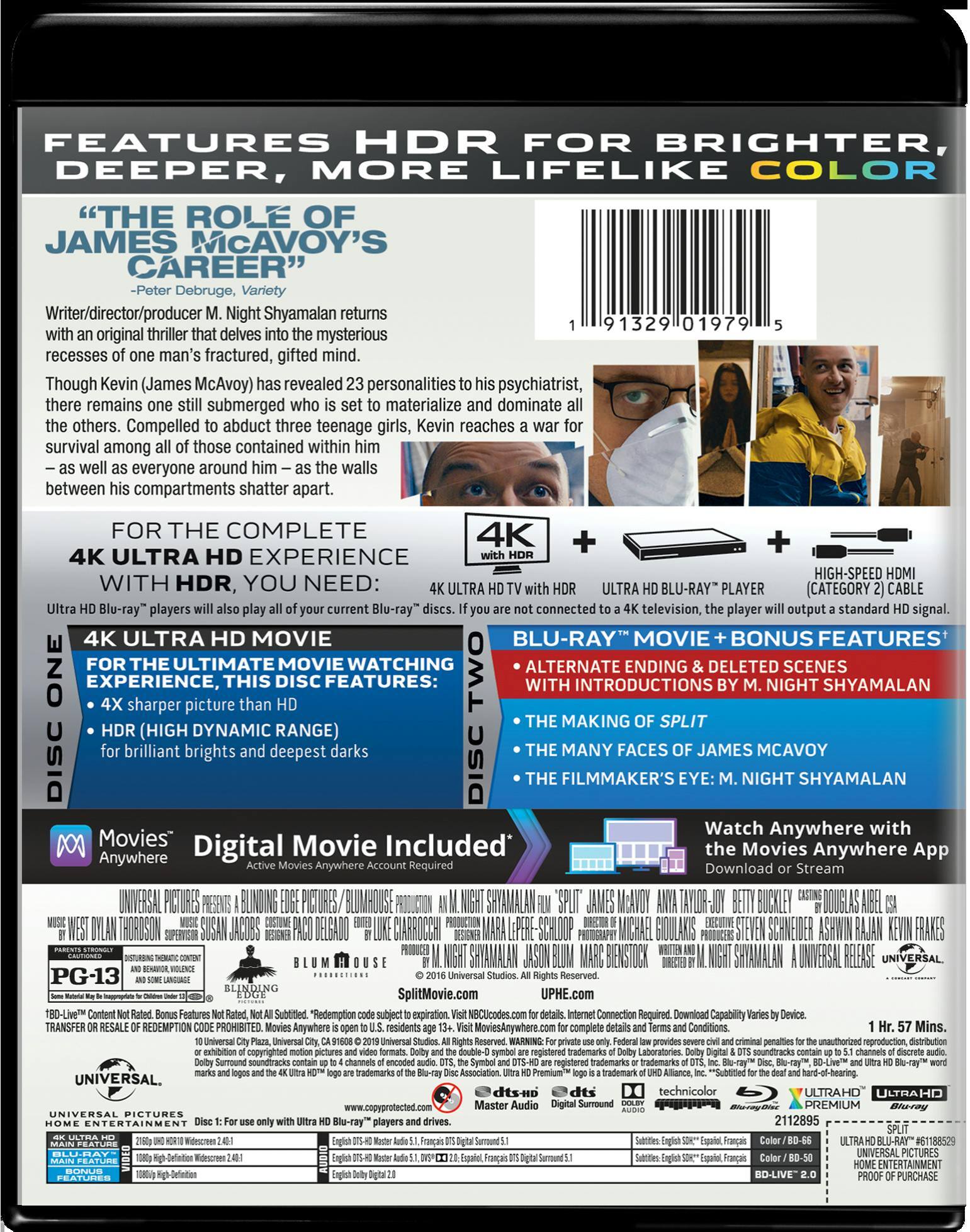 Angle. Split (4K Ultra HD) [UHD].