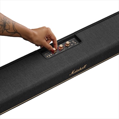 Marshall Heston 120 Soundbar with Dolby Atmos Immersive Sound and Marshall Heston 120 Soundbar with Dolby Atmos Immersive Sound and