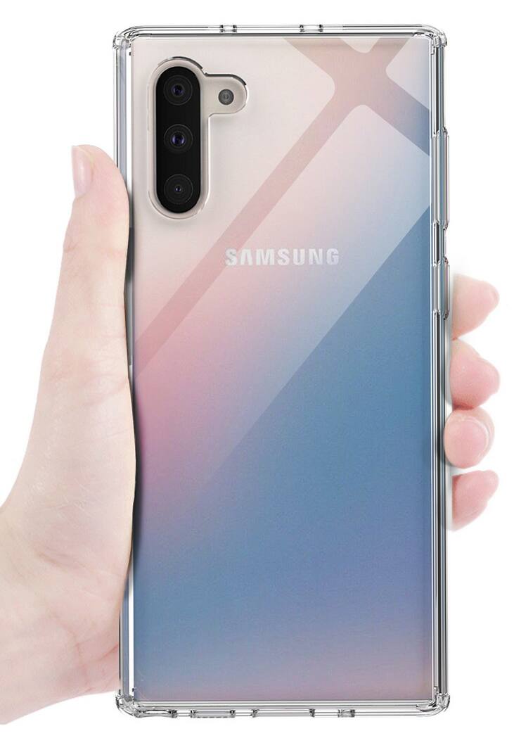 Alt View 5. Nakedcellphone - Clear Case for Samsung Galaxy Note 10 - Clear.