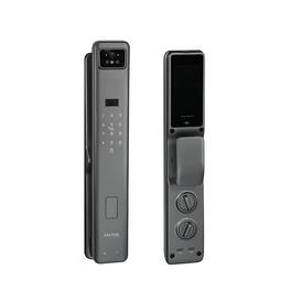 Dalton - P90 Facial Recognition Smart Deadbolt Lock - Wi-Fi Enabled - Dark Gray