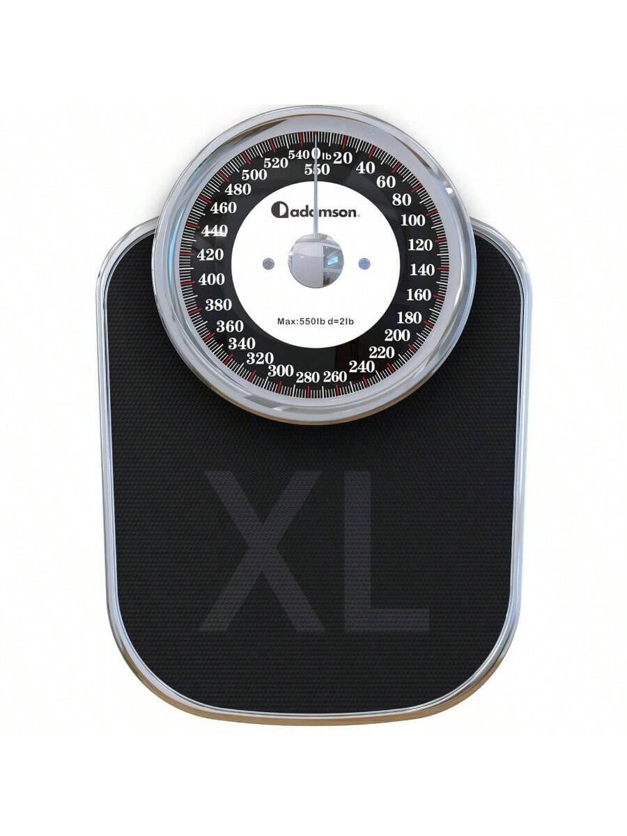 Stamp n Camp - Bathroom scale highly accurate, 11.8×11.8 Platform for bathroom use, User-Friendly, Advanced Technology - Black