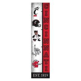 Fan Creations - Cincinnati Bearcats 6" x 24" Progression Wood Sign - Multicolor